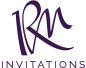 RM Invitations & Design Logo